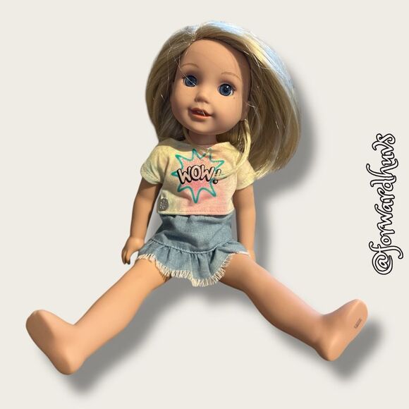 14” Camille American Girl WellieWisher Doll with Outfit - Picture 4 of 11